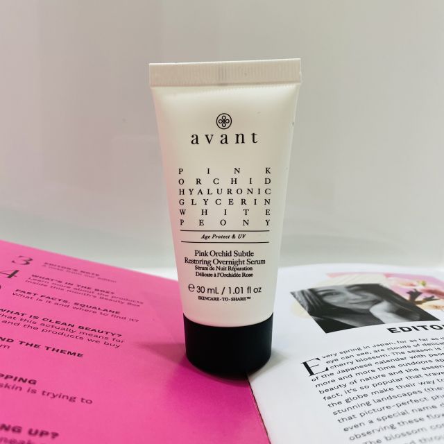 Avant Skincare Serum do twarzy, Na noc, Pink Orchid, Subtle Restoring Overnight Serum