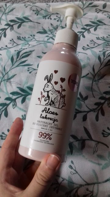 YOPE Żel do higieny intymnej, Aloes i lukrecja