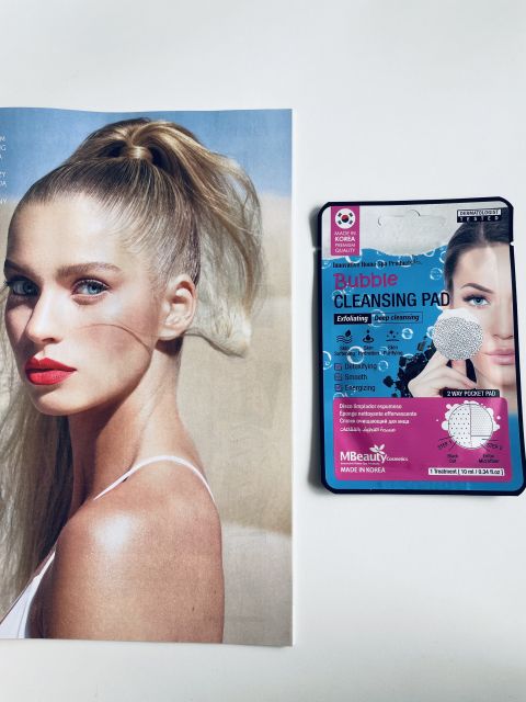 MBeauty Cosmetics Płatek do mycia twarzy, Bubble Cleasing Pad, Oczyszczający 