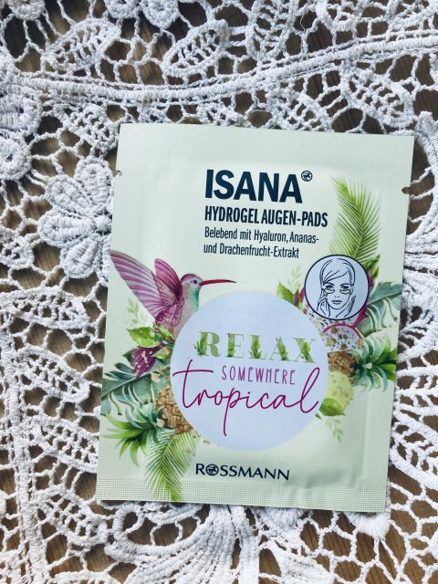 Isana Płatki pod oczy, Hydrożelowe, Relax Somewhere Tropical