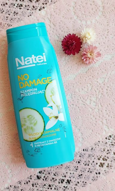 Natei Naturals, No Damage, Szampon do włosów, Pielęgnujący