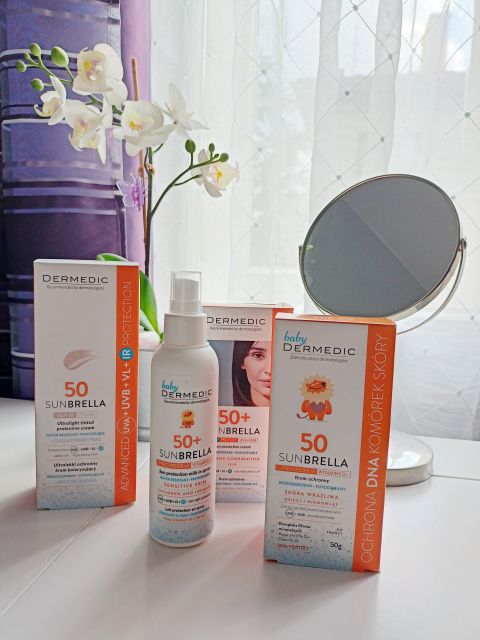 Zestaw przeciwsłoneczny Dermedic Sunbrella