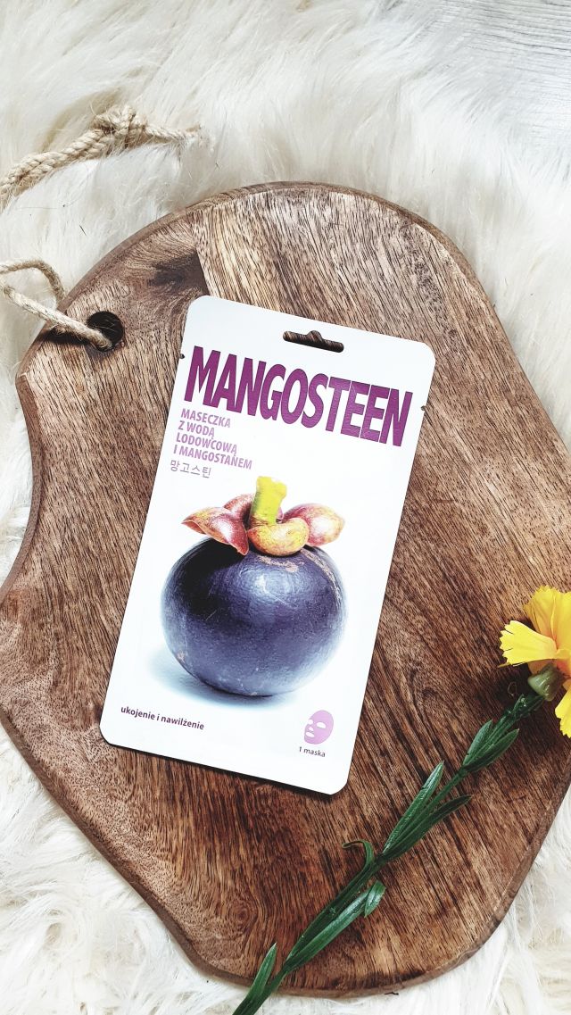 Mishe, Mangosteen, Maseczka z wodą lodowcową i Mangostanem.