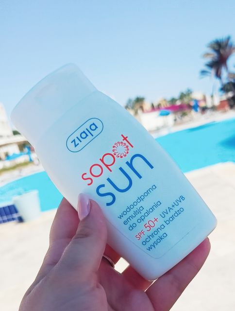 Ziaja Sopot Sun, Emulsja do opalania wodoodporna, SPF 50