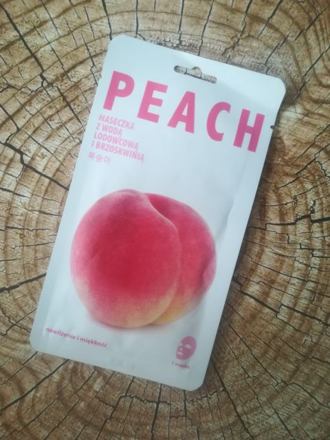 CNF Cosmetics Maska do twarzy w płacie, Peach With Iceland Glacial Water