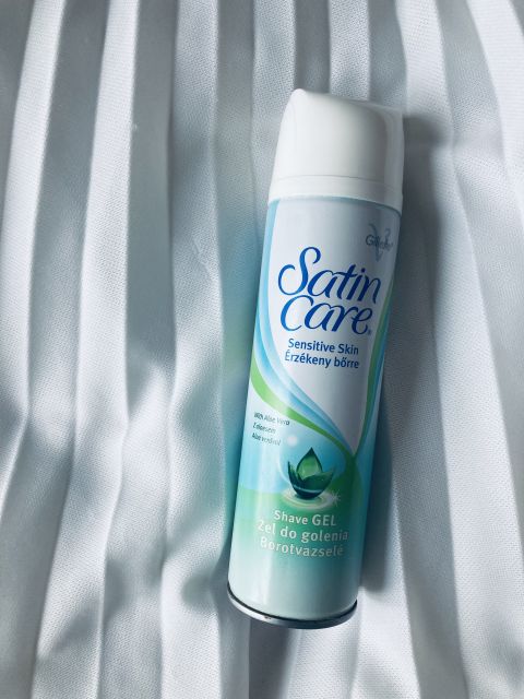 Gilette Satin Care, Żel do golenia, Sensitive Skin, Aloes