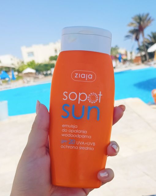 Ziaja Sopot Sun, Emulsja do opalania wodoodporna, SPF 20