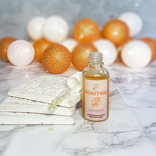 Di-Es Kosmetyki Naturalne Serum do twarzy, Wodne, Wzmacniające, Rokitnik