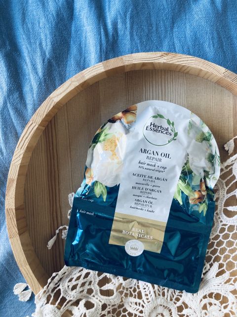 Herbal Essences Maska do włosów z czepkiem, Argan Oil, Repair