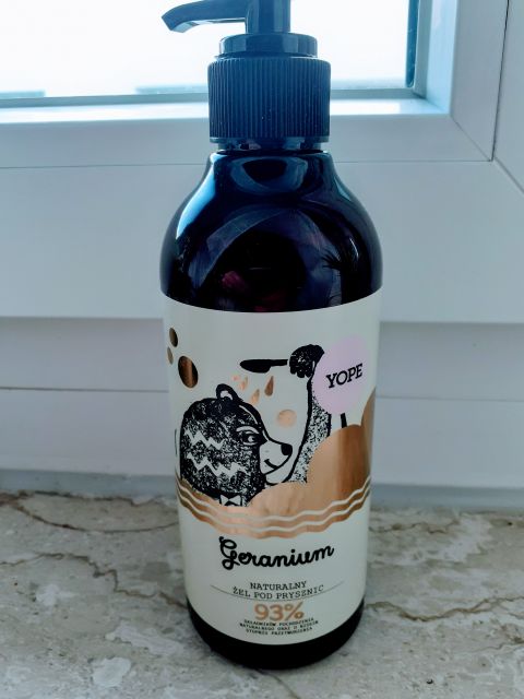 YOPE Żel pod prysznic, Geranium
