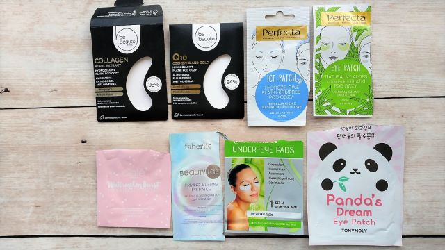 Płatki pod oczy różne marki część 1 testu