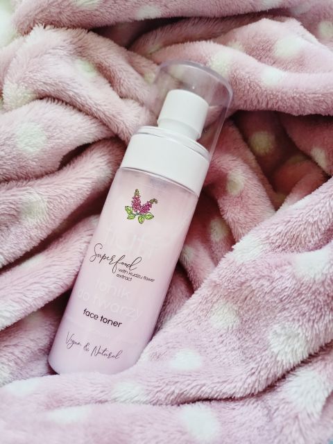 Fluff Superfood, Tonik do twarzy, Przeciwzmarszczkowy, Kwiat Kudzu