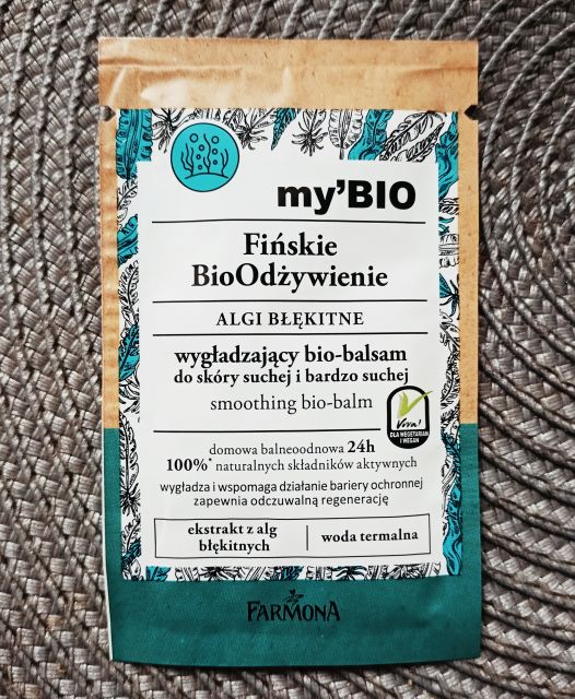 Farmona My'Bio, Fińskie BioOdżywienie, Bio-balsam do ciała, Wygładzający, Skóra sucha i bardzo sucha, Algi błękitne