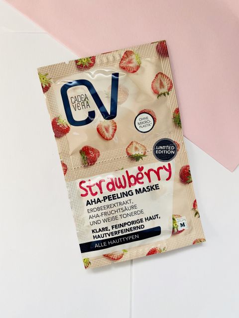 CadeaVera Maseczka do twarzy z peelingiem, Strawberry