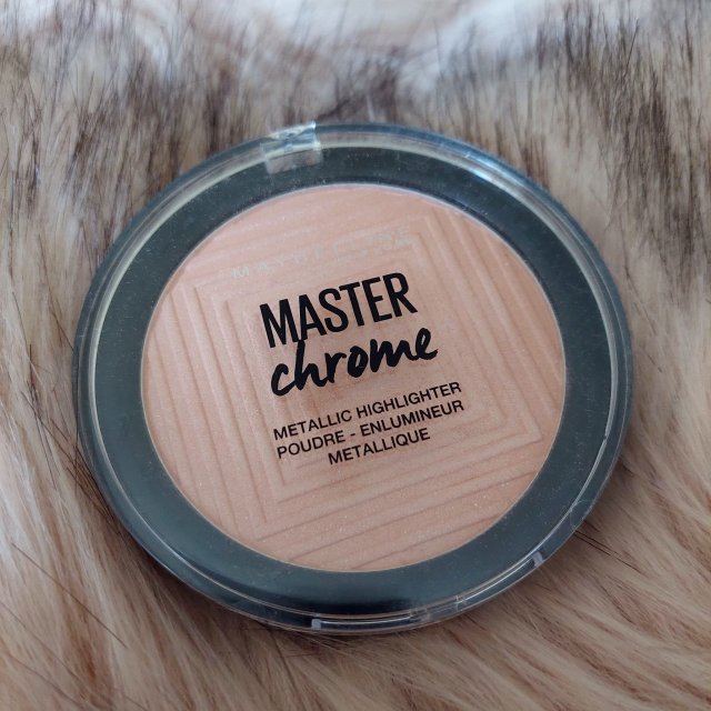 Maybelline Master Chrome, Rozświetlacz do twarzy, 050 Rose Gold