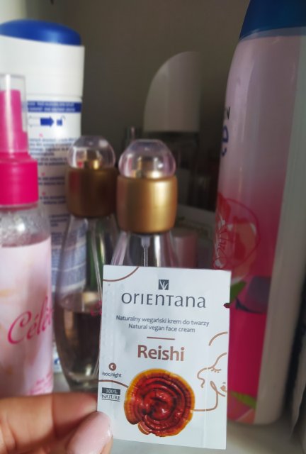 Orientana Krem do twarzy, Reishi, Naturalny, Wegański, Na noc 