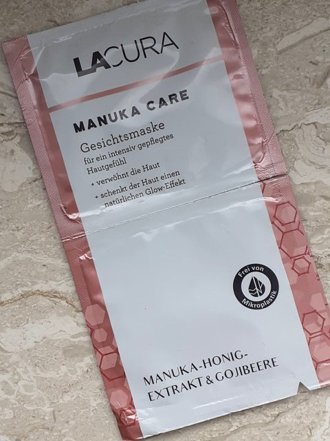 Lacura Manuca Care, Maseczka do twarzy, Manuka-Honig-Extrakt & Gojibeere