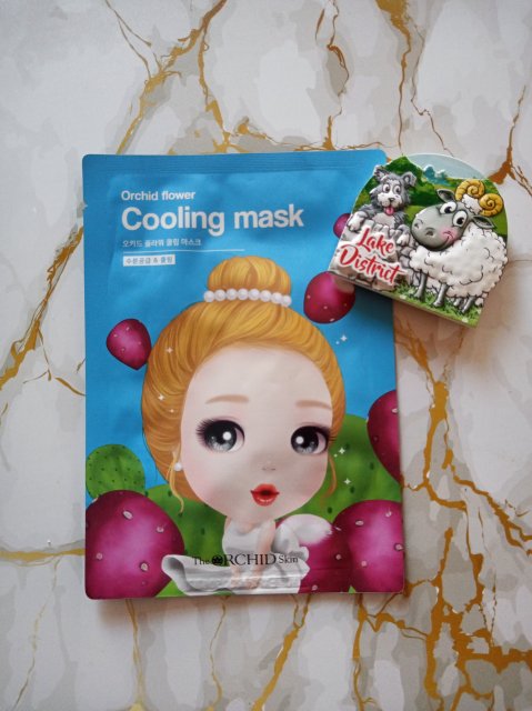 The Orchid Skin Maska do twarzy w płacie, Orchid Flower, Cooling Mask