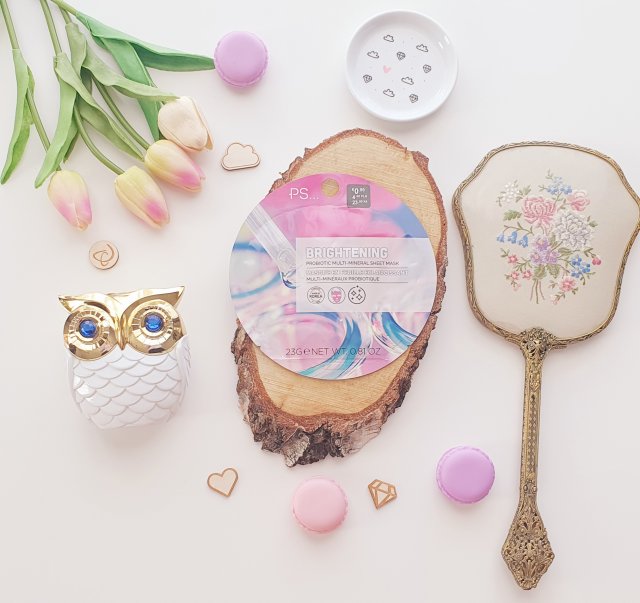 PS... Maseczka do twarzy, Probiotyczna, Z minerałami, Brightening