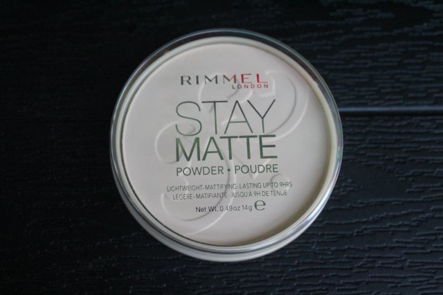 Rimmel Stay Matte, Puder do twarzy, nr 001 Transparent