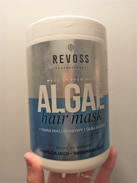 Revoss Professional, Maska do włosów nawilżająco-regenerująca Revoss Professional, Algae hair mask, Maska do włosów nawilżająco-regenerująca