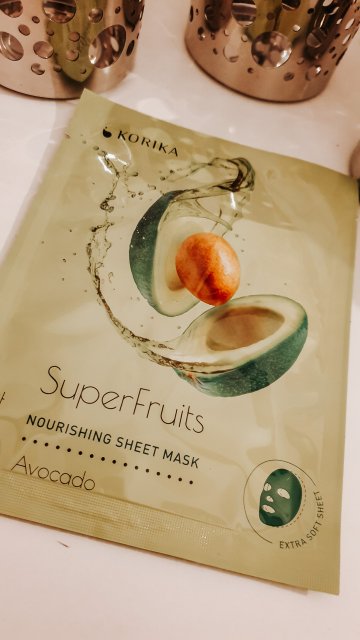 Korika SuperFruits Nourishing Sheet Mask Avocado