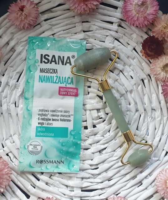 Isana Maseczka do twarzy, Nawilżająca, 6 rodzajów kwasu hialuronowego i aloes, Skóra odwodniona