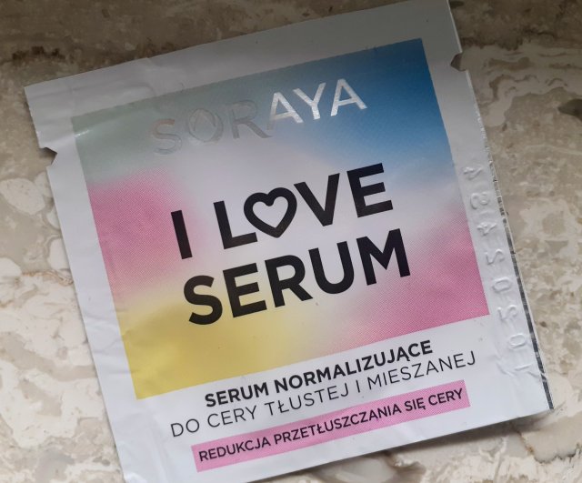 Soraya I Love Serum, Serum do twarzy, Normalizujące, Do cery tłustej i mieszanej, Niacynamid 8%, Redukcja przetłuszczania się cery