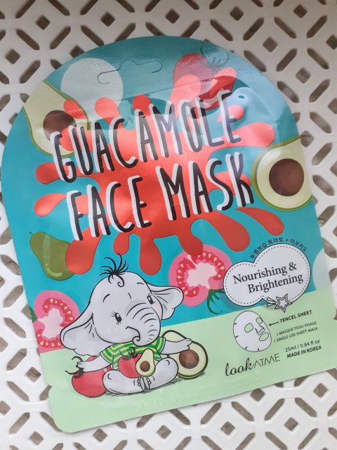 Look At Me Maska do twarzy, Guacamole Face Mask, Odżywiająco-Rozświetlająca 