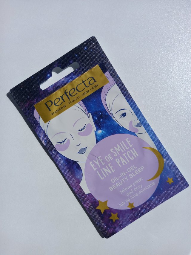 Perfecta Eye or Smile Line Patch, Płatki pod oczy lub na linie mimiczne, Oil-in-Gel Beauty Sleep, Żelowe