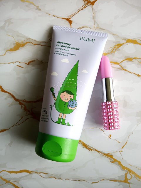 Yumi Żel pod prysznic, Aloes + Borówka