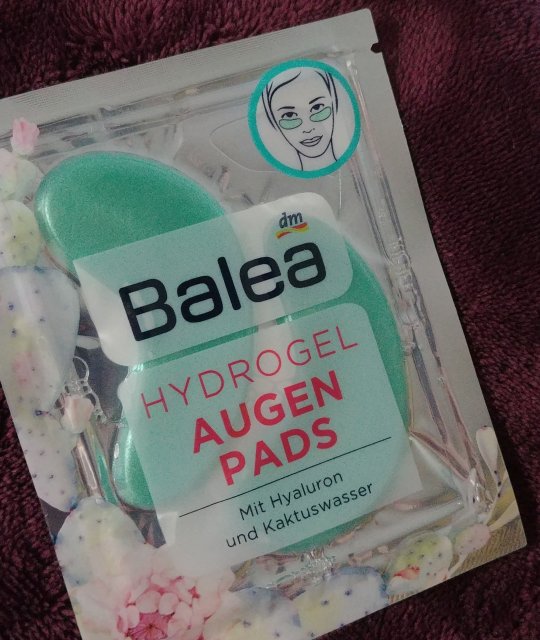 Balea Płatki pod oczy, Hydrożelowe, Z kwasem hialuronowym i wodą z kaktusa 