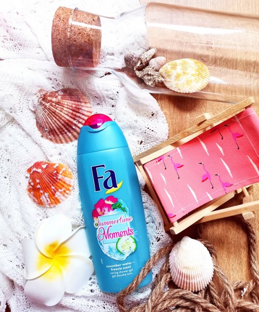 Fa Żel pod prysznic, Summertime Moments, Woda ogórkowa i dzika frezja