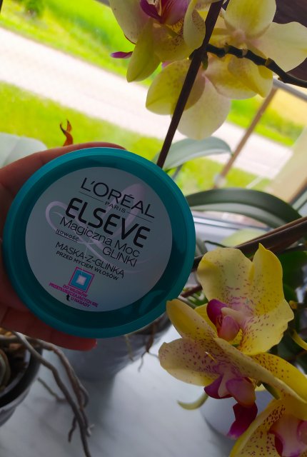 L'Oréal Elseve, Maska do włosów, Magiczna Moc Glinki, Z glinką, Do włosów przetłuszczających się u nasady