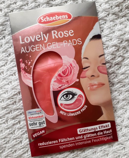 Schaebens Płatki pod oczy, Hydrożelowe, Lovely Rose