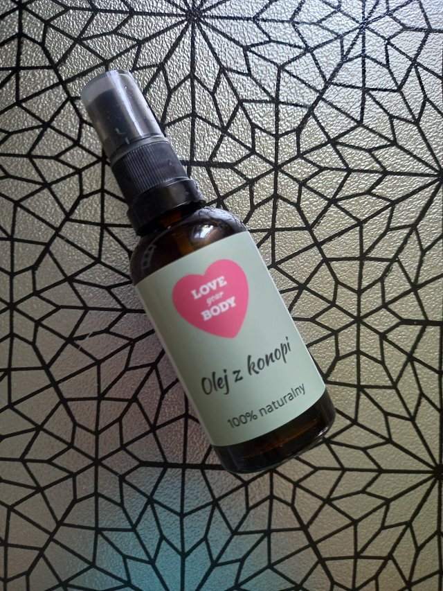 Love Your Body Olej z konopi, 100% naturalny