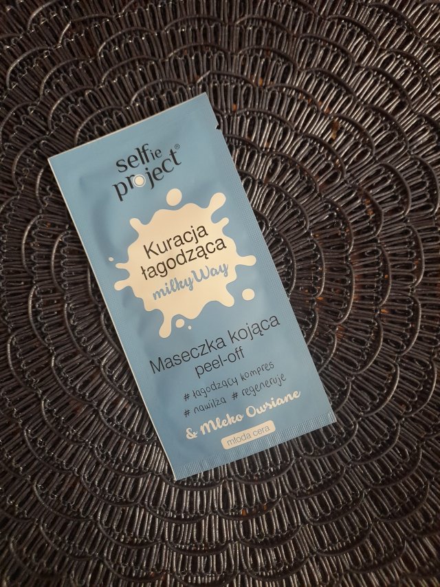 Selfie Project Kuracja Łagodząca Milky Way, Maseczka peel-off, Kojąca, Mleko owsiane