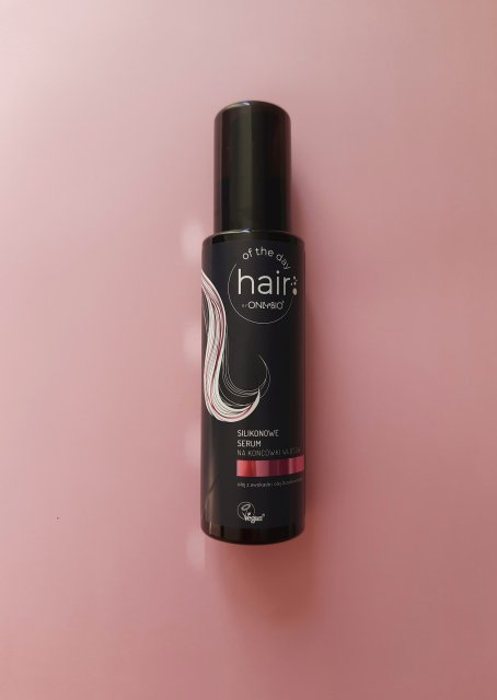 OnlyBio Hair of the Day, Serum na końcówki włosów, Silikonowe, Olej z awokado i olej brzoskwiniowy