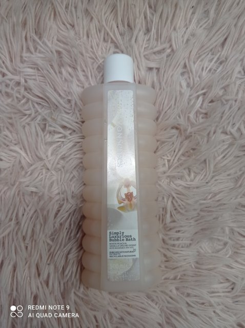Avon Senses, Płyn do kąpieli, Simply Luxurious, White Peach & Vanilla Orchid Scent
