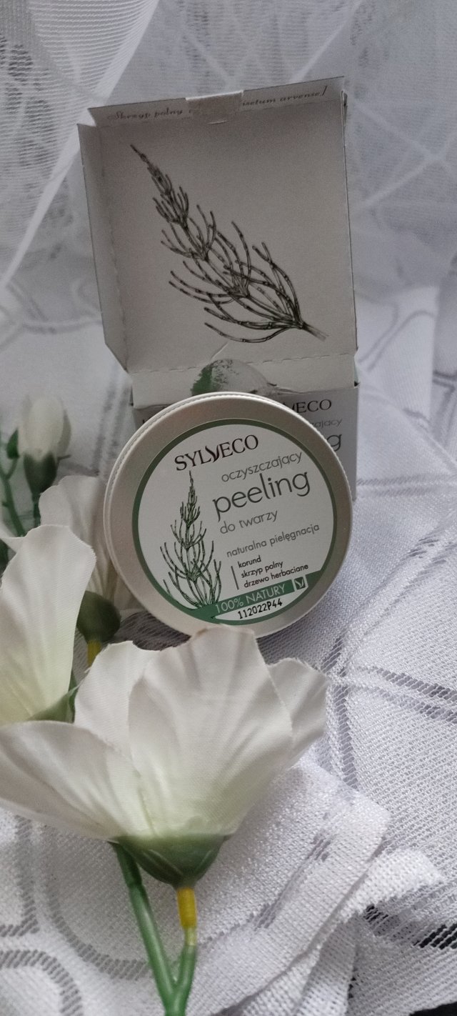 Sylveco Peeling do twarzy, Oczyszczający, Korund, skrzyp polny, drzewo herbaciane
