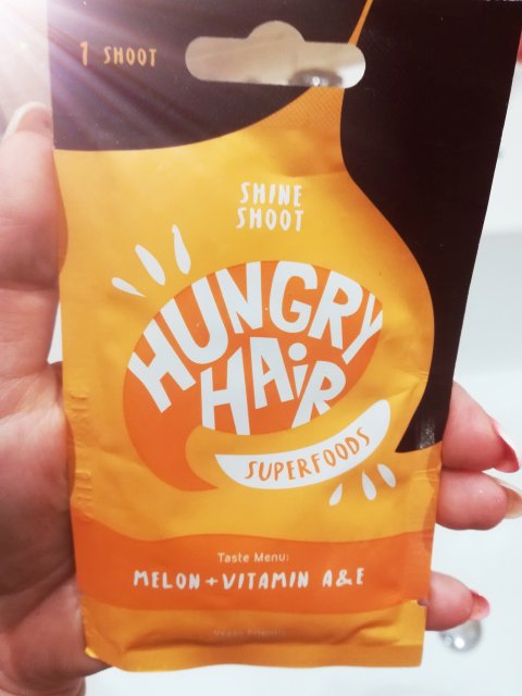 Hungry Hair Superfoods, Maska do włosów, Melon i witaminy A i E