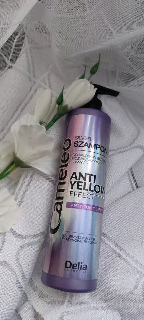 Delia Cameleo, Szampon do włosow, Silver shampoo, Anti-Yellow Effect, Do włosów blond, siwych i rozjaśnionych