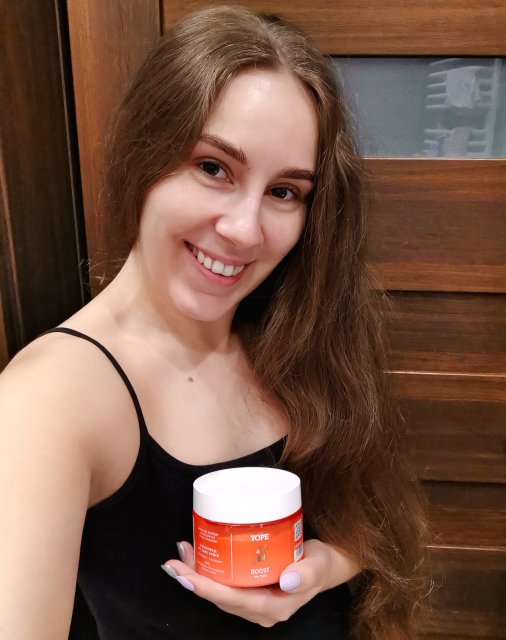 YOPE Maska do włosów, Boost my Hair, Do włosów zniszczonych, Z bioceramidami