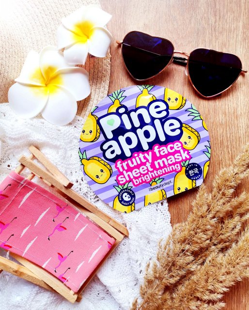 Maseczka w płacie ananas