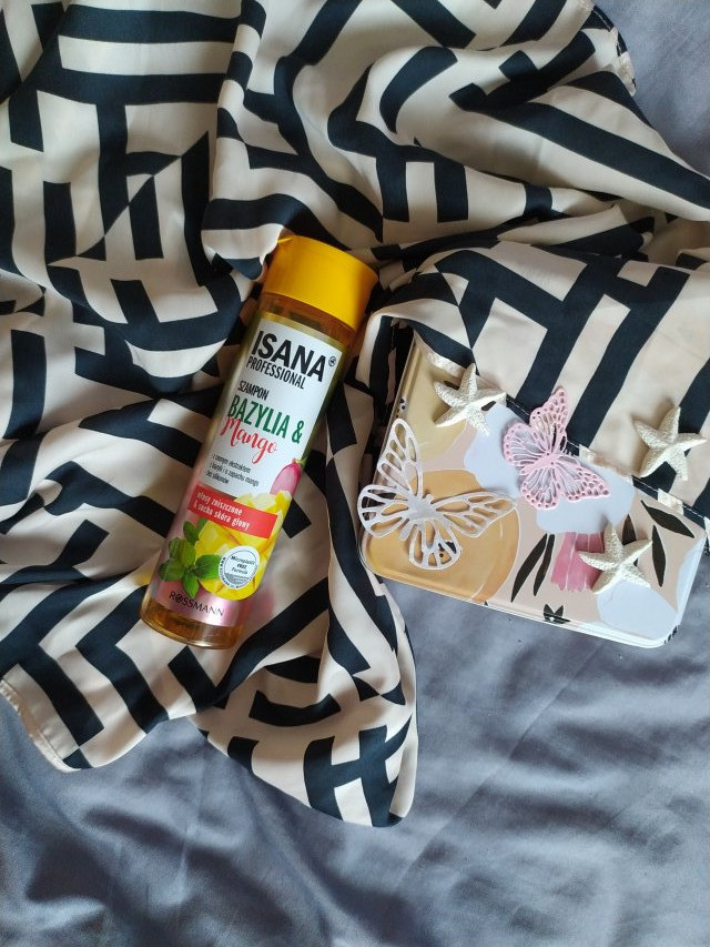 Isana Professional, Szampon do włosów, Bazylia & Mango