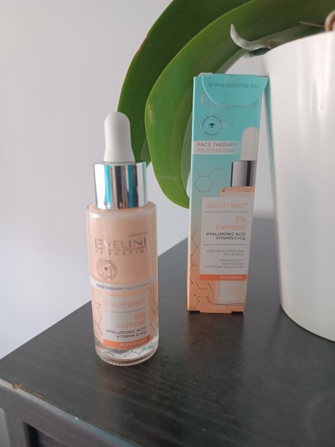 Eveline Face Therapy Professional, Serum Shot, Serum pod oczy, Kofeina 5%, Opuchnięcia