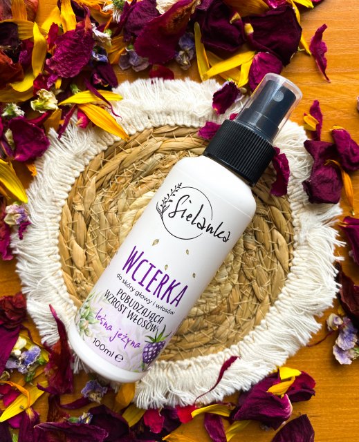 Sielanka Wcierka do skóry głowy i włosów, Pobudzająca wzrost włosów, Leśna jeżyna