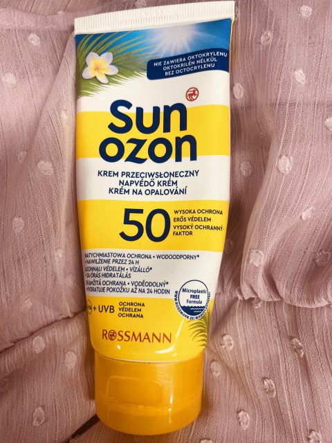 SunOzon Krem przeciwsłoneczny SPF 50, Wysoka ochrona, Wodoodporny