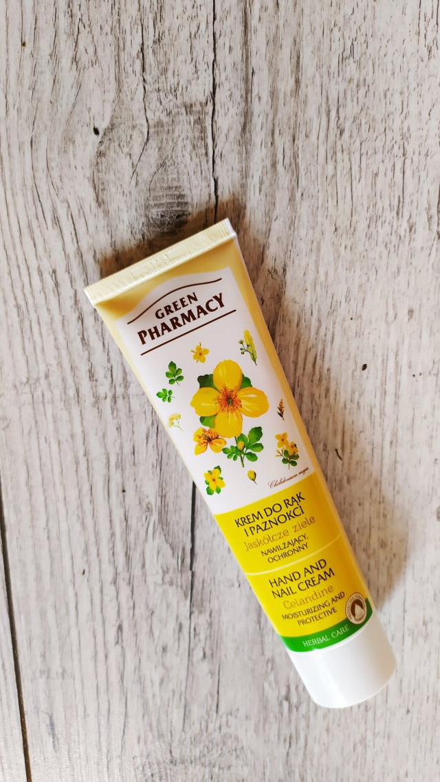 Green Pharmacy Krem do rąk i paznokci, Ochronny i nawilżający, Jaskółcze ziele