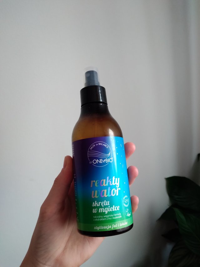 OnlyBio Hair Balance, Reaktywator skrętu w mgiełce, Stylizacja fal i loków 